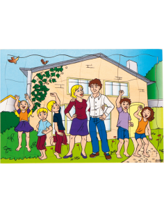 PUZZLE SNAP FAMILIAS MODERNAS NUEVA CASA
