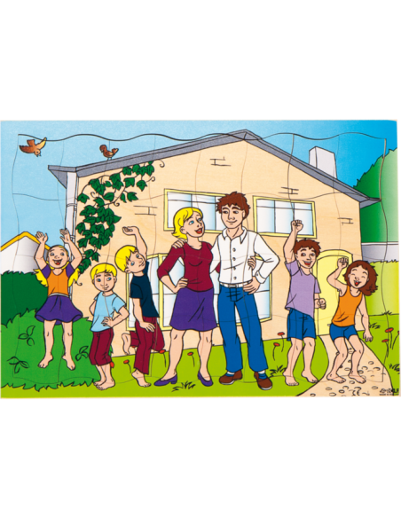 PUZZLE SNAP FAMILIAS MODERNAS NUEVA CASA