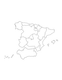 MAPA DE ESPAÑA GIGANTE NIEFENVER