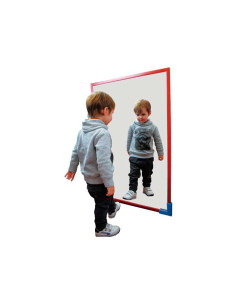 ESPEJO INFANTIL HENBEA 100x65cm MADERA TINTADA