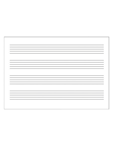 CUADERNO DE MÚSICA ADDITIO BASIC 4