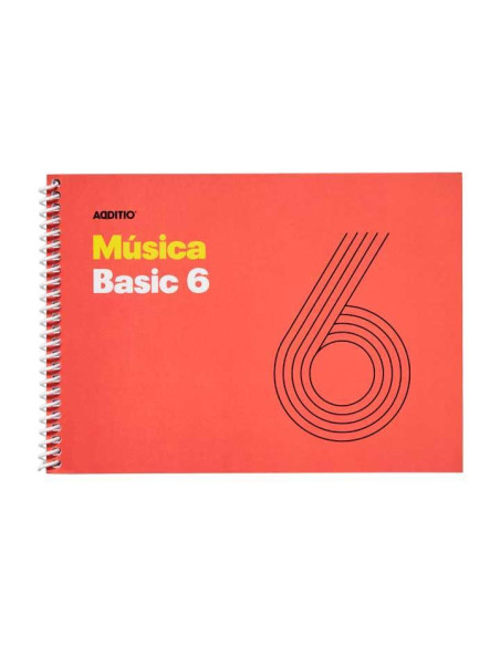 CUADERNO DE MÚSICA ADDITIO BASIC 6