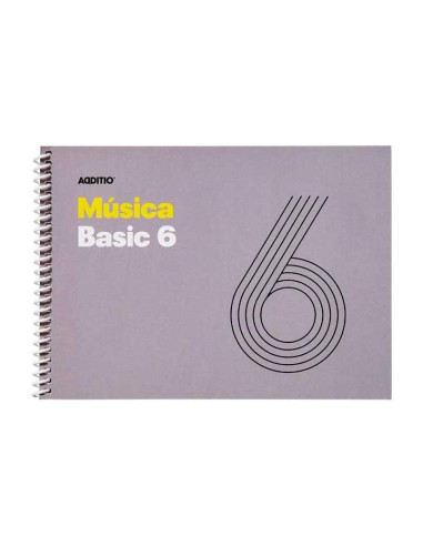 CUADERNO DE MÚSICA ADDITIO BASIC 6