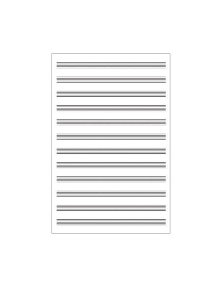 CUADERNO DE MÚSICA ADDITIO BASIC 12