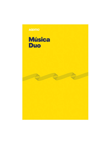 CUADERNO DE MÚSICA ADDITIO DUO