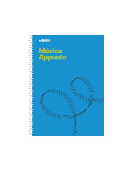 CUADERNO DE MÚSICA ADDITIO APPUNTO