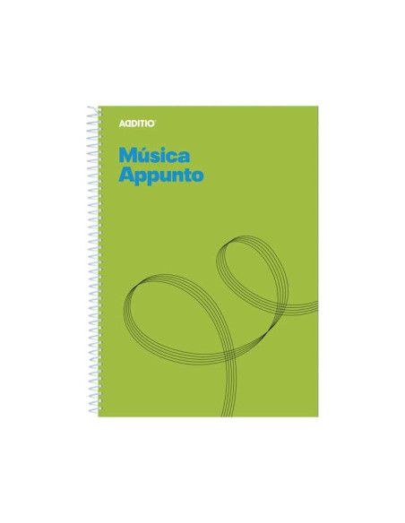 CUADERNO DE MÚSICA ADDITIO APPUNTO