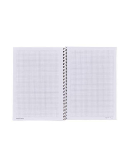 BLOC de MUSICA ADDITIO MEZZO 12 PENTAGRAMAS A4 ESPIRAL MICROPERFORADO SEPARADOR PORTAPARTITURAS PAGINAS FINALES PARA ANOTACIONES
