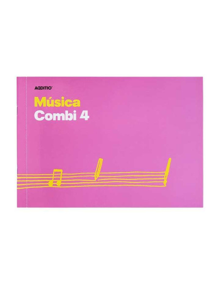 CUADERNO DE MÚSICA ADDITIO COMBI 4