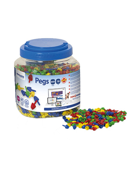 BOTE 2600 PIVOTES MINILAND PARA MOSAICOS Ø 1cm