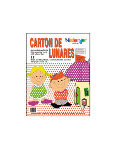 PACK 12 LÁMINAS DECORADAS NIEFENVER LUNARES NEÓN
