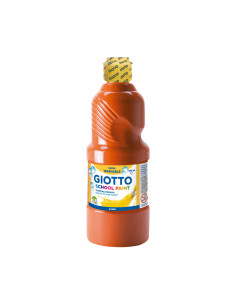 GIOTTO TÉMPERA ESCOLAR LAVABLE ROJO ESCARLATA BOTELLA 500 ML