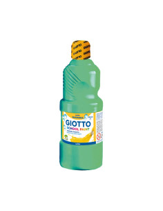 GIOTTO TÉMPERA ESCOLAR LAVABLE TURQUESA BOTELLA 500 ML