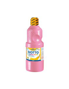 GIOTTO TÉMPERA ESCOLAR LAVABLE ROSA CARNE BOTELLA 500 ML
