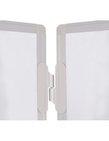 PIZARRA TRÍPTICA BLANCA ROCADA 400x100cm