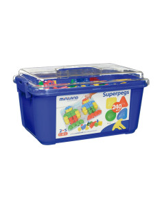 CONTENEDOR  240 PIVOTES MINILAND SUPERPEGS 4cm