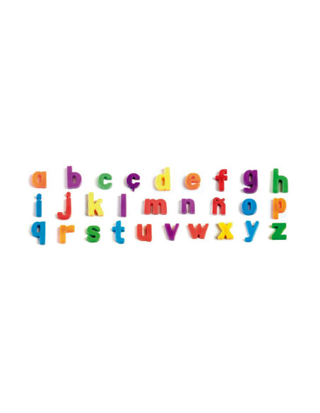 BOTE MINILAND LETRAS MAGNETICAS MINUSCULAS 154 PIEZAS DE 32 mm