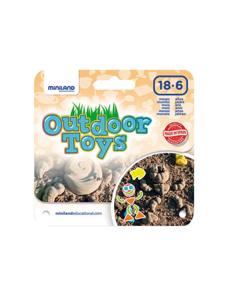 SET 4 MOLDES MINILAND PARA ARENA