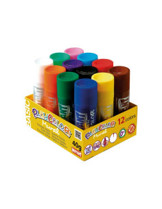CAJA 12 TÉMPERAS PLAYCOLOR SÓLIDAS 40gr MURAL