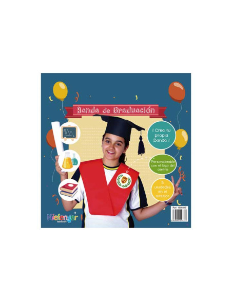 PACK 5 BANDAS DE GRADUACIÓN NIEFENVER