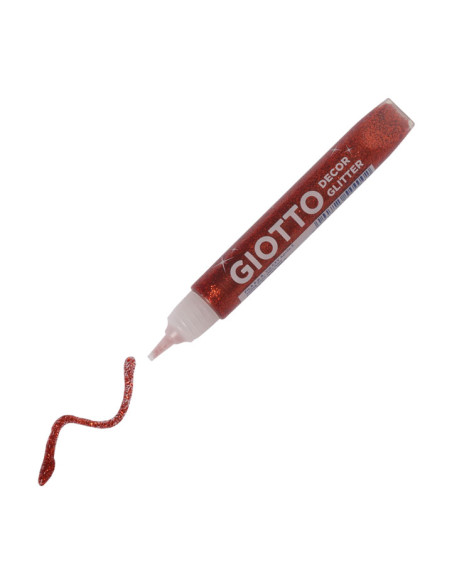 COLA GIOTTO GLITTER DECOR STRASS tubo 105ml BLISTER de 5