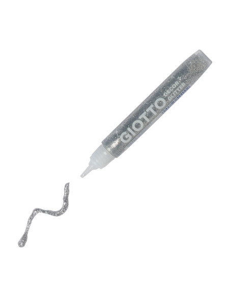COLA GIOTTO GLITTER DECOR STRASS tubo 105ml BLISTER de 5