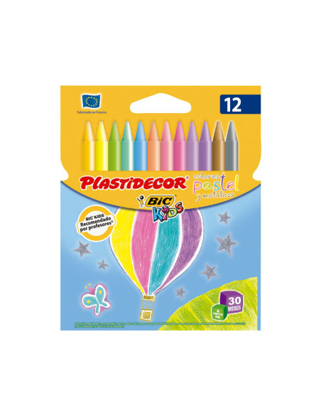 CERAS PLASTIDECOR EXOTICO ESTUCHE DE 12