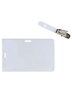 GRAFOPLÁS PORTADISTINTIVOS PVC FLEXIBLE TRANSPARENTE PACK -50U-