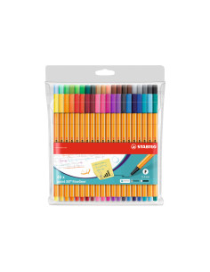 ESTUCHE 40 ROTULADORES STABILO POINT 88