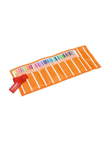 ESTUCHE ROLLERSET 25 ROTULADORES STABILO POINT 88  5 COLORES NEÓN