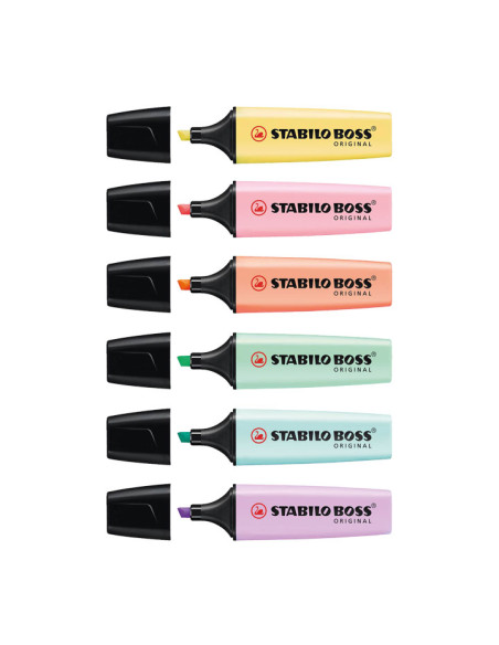 MARCADOR FLUORESCENTE STABILO BOSS ORIGINAL PASTEL