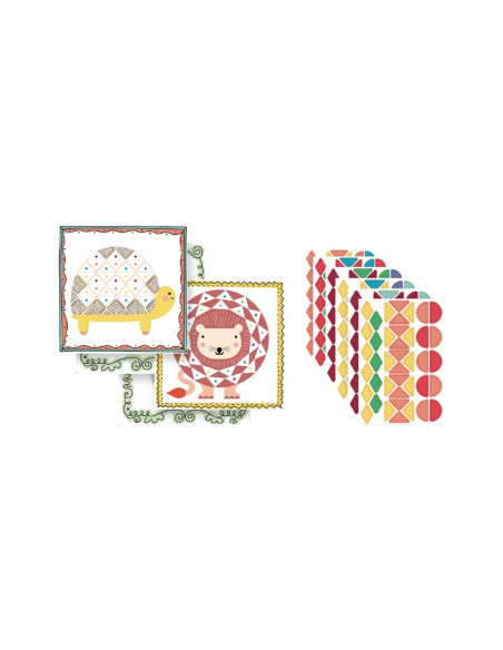 CAJA METÁLICA APLI KIDS STICKERS GAME LEÓN