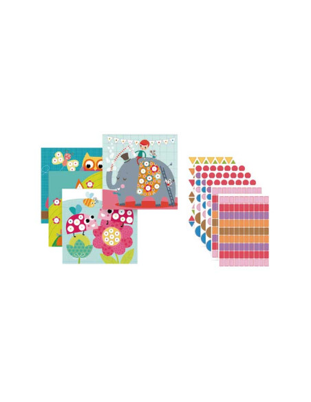 CAJA METÁLICA APLI KIDS STICKERS GAME ELEFANTE