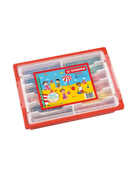 LAPICES de COLORES STABILO TRIO SCHOOLPACK DE 96