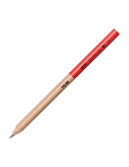 LÁPIZ TRIANGULAR MILAN GRAPHITE MAXI HB