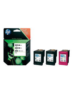 PACK DE AHORRO DE 3 CARTUCHOS DE TINTA ORIGINAL HP 300