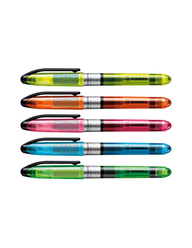 STABILO MARCADOR FLUORESCENTE NAVIGATOR VERDE CAJA 10 UD