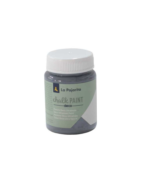 PINTURA CHALK PAINT LA PAJARITA 75 ml bote GRIS URBANO CP-15