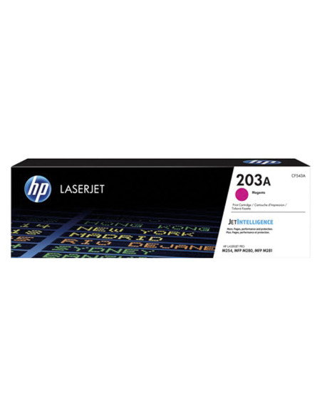 TONER HP N 203A CF543A LASERJET PRO M254DWM254NWMFP M280NWM281FDNM281fDW MAGENTA 1300 PÁG
