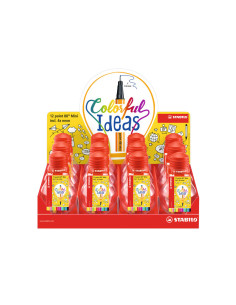 EXPOSITOR 12 BOMBILLAS STABILO  MINI POINT 88 COLORFUL IDEAS