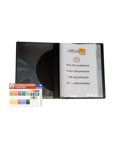 CARPETA 20 FUNDAS OFFICE BOX PERSONALIZABLE A5