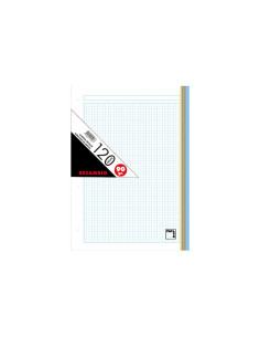 RECAMBIO PACSA DE COLORES 120h A4 5x5 CON MARGEN MULTITALADRO