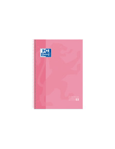 OXFORD CUADERNO CLASSIC EUROPEANBOOK 1 WRITE&ERASE 80H A4 1 LINEA MICROPERFORADO TEXTRADURA -PACK 5 UD- ROSA CHICLE
