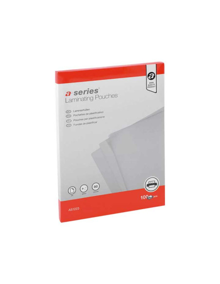 FELLOWES FUNDAS DE PLASTIFICAR APEX 80 MICRAS A4 BRILLO PACK 100 UD