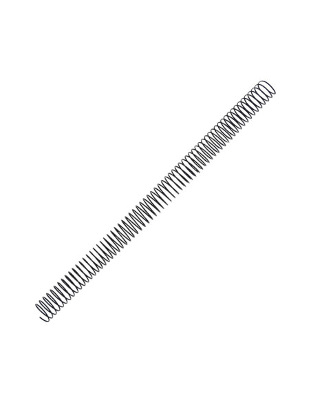 FELLOWES ESPIRAL METÁLICA PASO 51 20MM A4 NEGRO PACK 100 UD