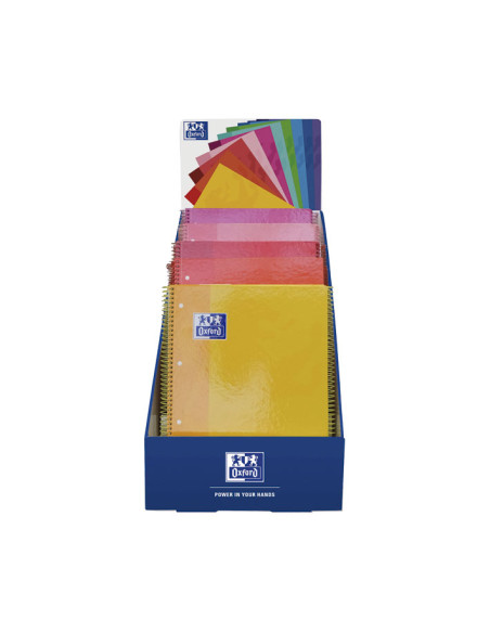 OXFORD CUADERNO CLASSIC EUROPEANBOOK 1 WRITE&ERASE 80H A4 5X5MM MICROPERFORADO TEXTRADURA CSURTIDOS CÁLIDOS EXP 25 UD