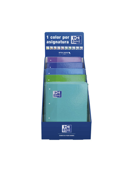 OXFORD CUADERNO CLASSIC EUROPEANBOOK 1 MICROPERFORADO 80H A4 5X5MM MICROPERFORADO TEXTRADURA CSURTIDOS FRÍOS EXP 25 UD