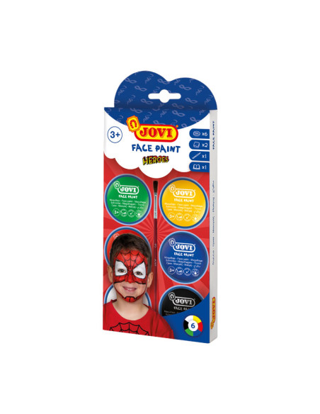 SET MAQUILLAJE CREMA JOVI 6 BOTES 8ml HEROES