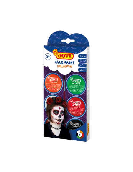 SET MAQUILLAJE CREMA JOVI 6 BOTES 8ml HALLOWEEN