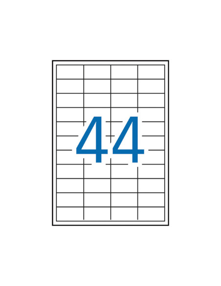 CAJA 250h ETIQUETAS APLI 485x254mm AUTOADHESIVAS